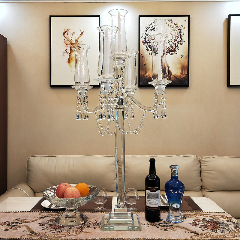 Crystal Candelabra Wedding Decoration